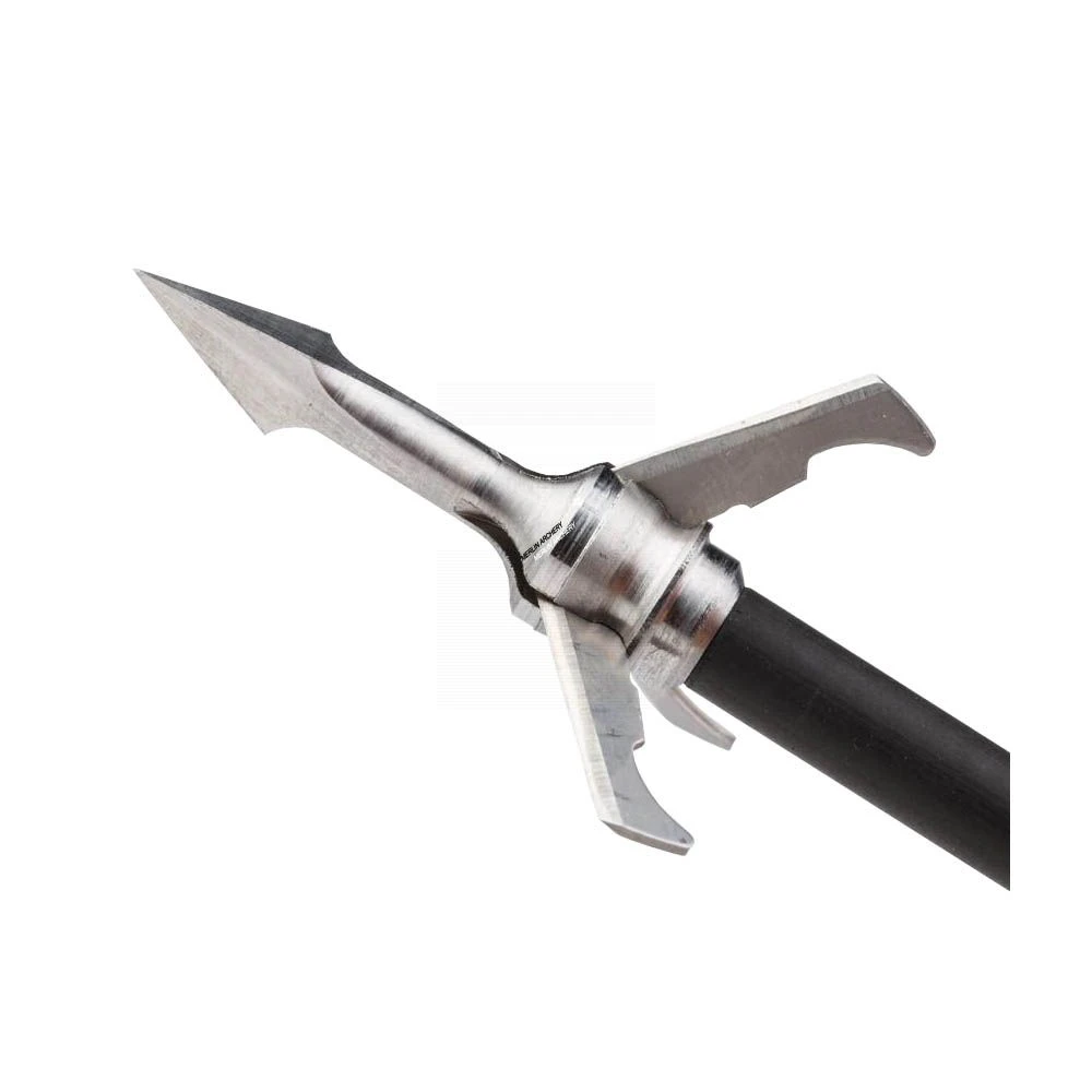 Grim Reaper Fatal Steel Deep Six Broadheads - 100g 1 Grim Reaper Fatal Steel Deep Six Broadheads - 100g