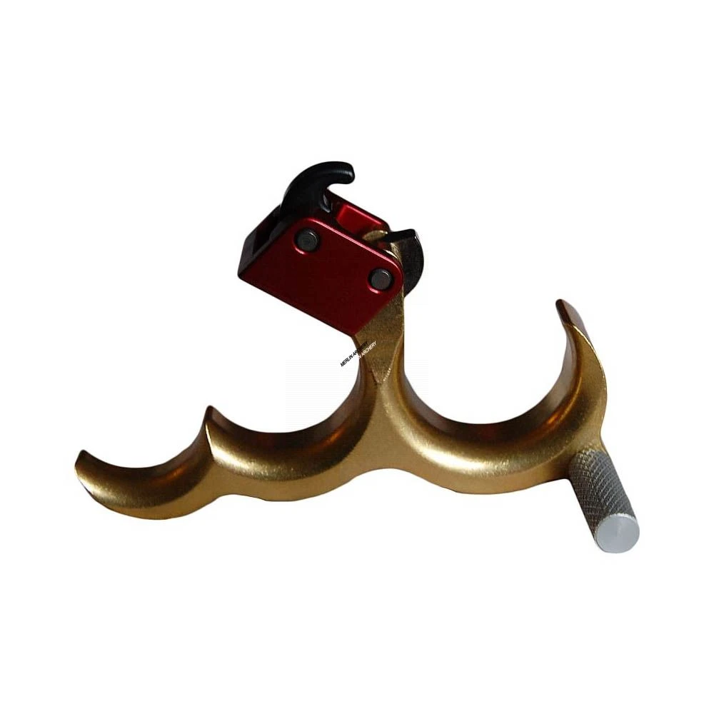 Hot Shot X-Tacy Brass Release Aid - 3 Finger 1 Hot Shot X-Tacy Brass Release Aid - 3 Finger