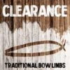 Clearance - Traditional Bow Limbs